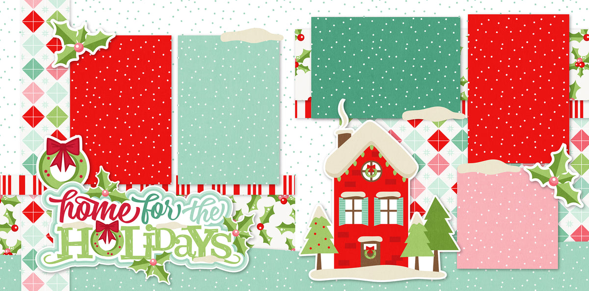 Home for the Holidays Scrapbook Paper Pack Single Sided – MISS KATE