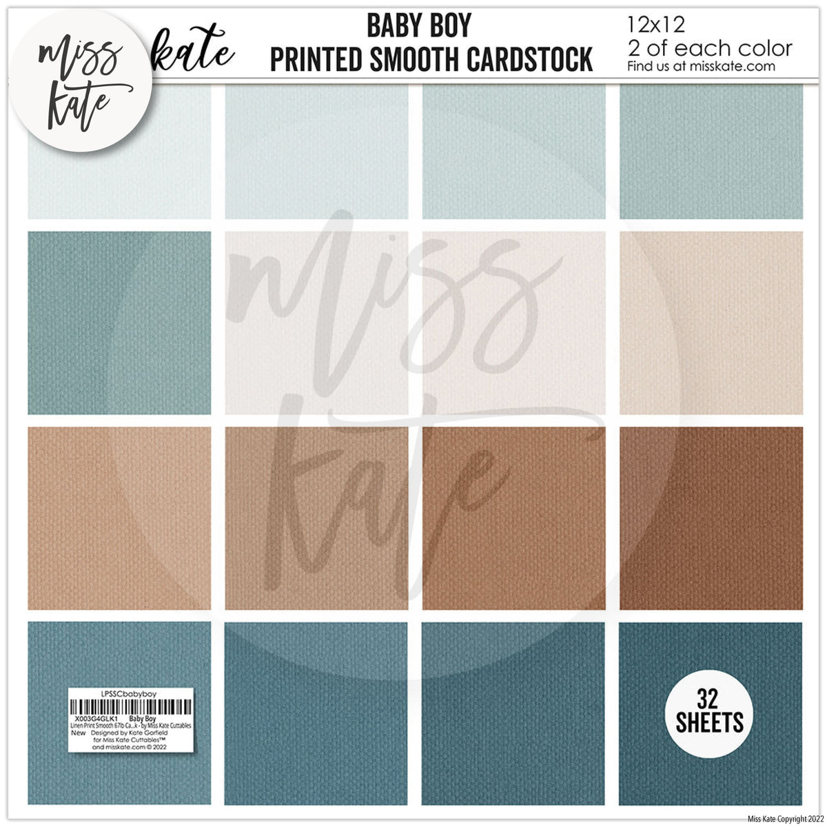 New Baby Color Palette Card