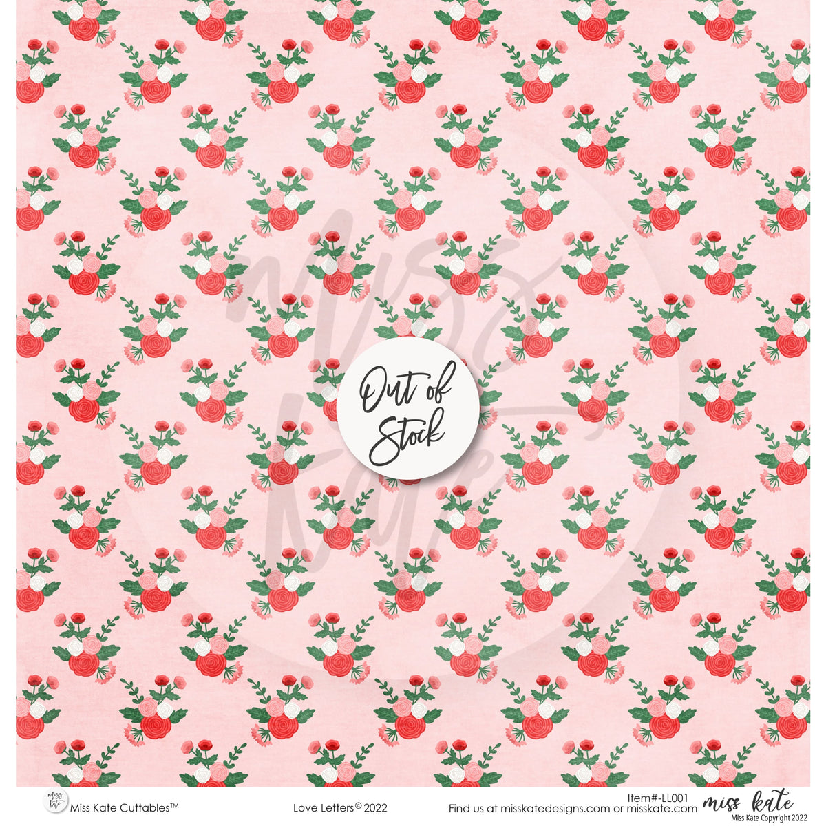 Love Letters Valentine's Day Scrapbook Paper & Sticker Kit – MISS KATE