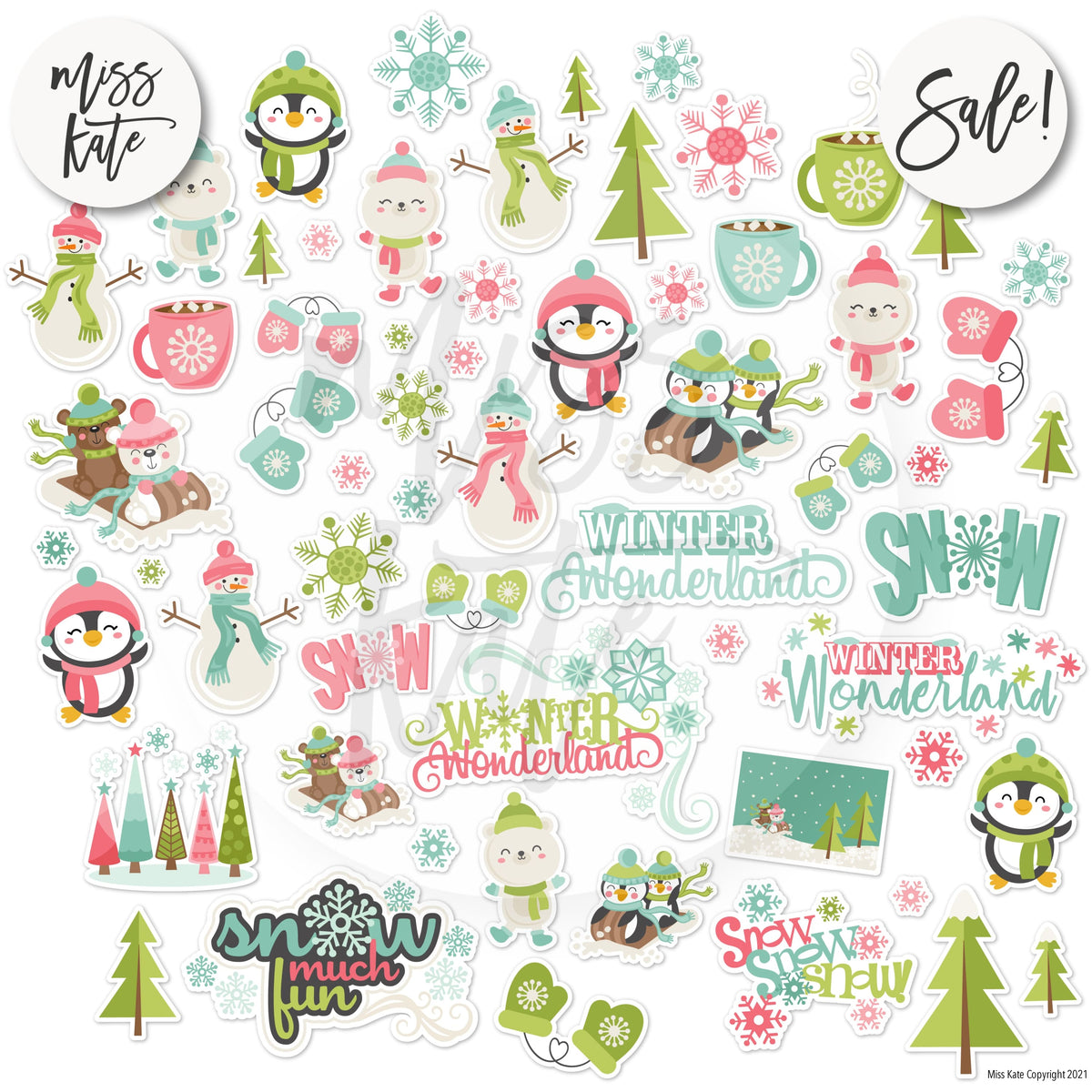 Made in the USA - Scrapbook Paper & Sticker Kit 12x12 Paper & Planner  Stickers – MISS KATE