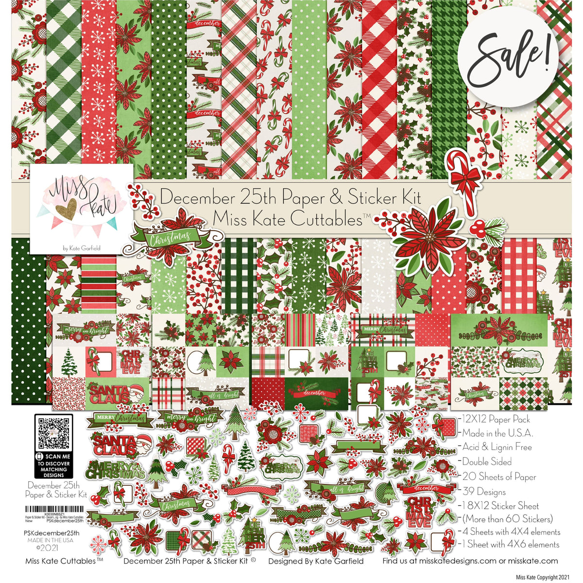 December 25th: Christmas Day Scrapbooking Kit