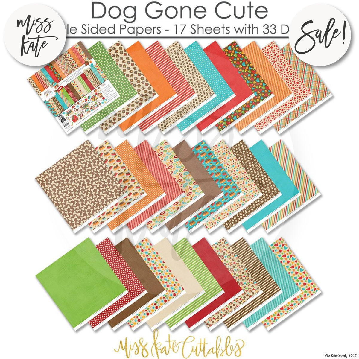 Go For a Walk - Dog Lover Dog Scrapbook Paper 12x12 – Country Croppers