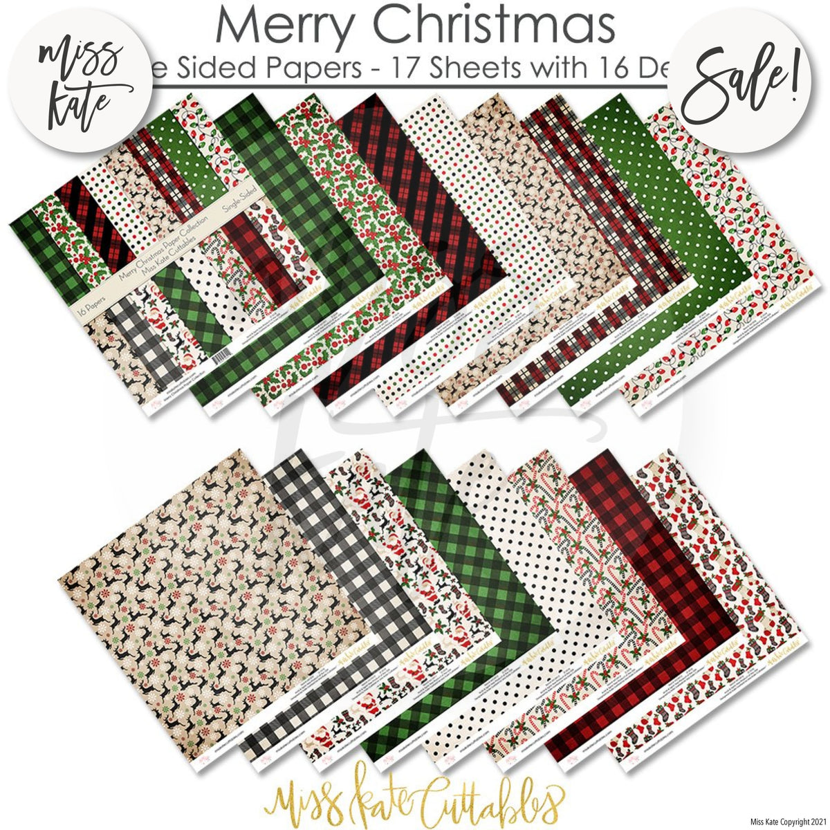 Home for the Holidays Scrapbook Paper Pack Single Sided – MISS KATE