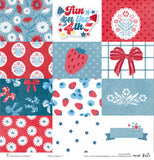 Stars & Stripes- Paper & Sticker Kit