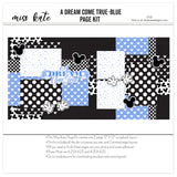 A Dream Come True-Blue - Page Kit