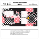 A Dream Come True-Pink - Page Kit