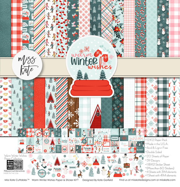 Warm Winter Wishes - Paper & Sticker Kit