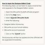 Silhouette Studio Designer Edition - Instant Code