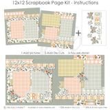 DIY spring scrapbooking made easy with pre-designed page kits featuring coordinated colors, patterns, embellishments, and ready-to-assemble decorative elements. Perfect for memory books, handmade cards, and seasonal keepsakes.
