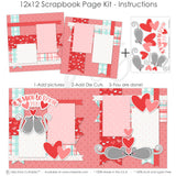 Perfect for scrapbooking memories with loved ones, this DIY page kit offers pre-cut cardstock, decorative accents, and adorable mice-themed elements for a fun, easy-to-assemble design. Ideal for memory keeping. Ideal for memory keeping.
