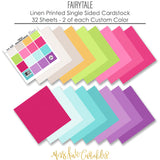 Fairytale-Printed Smooth Cardstock Single-Sided