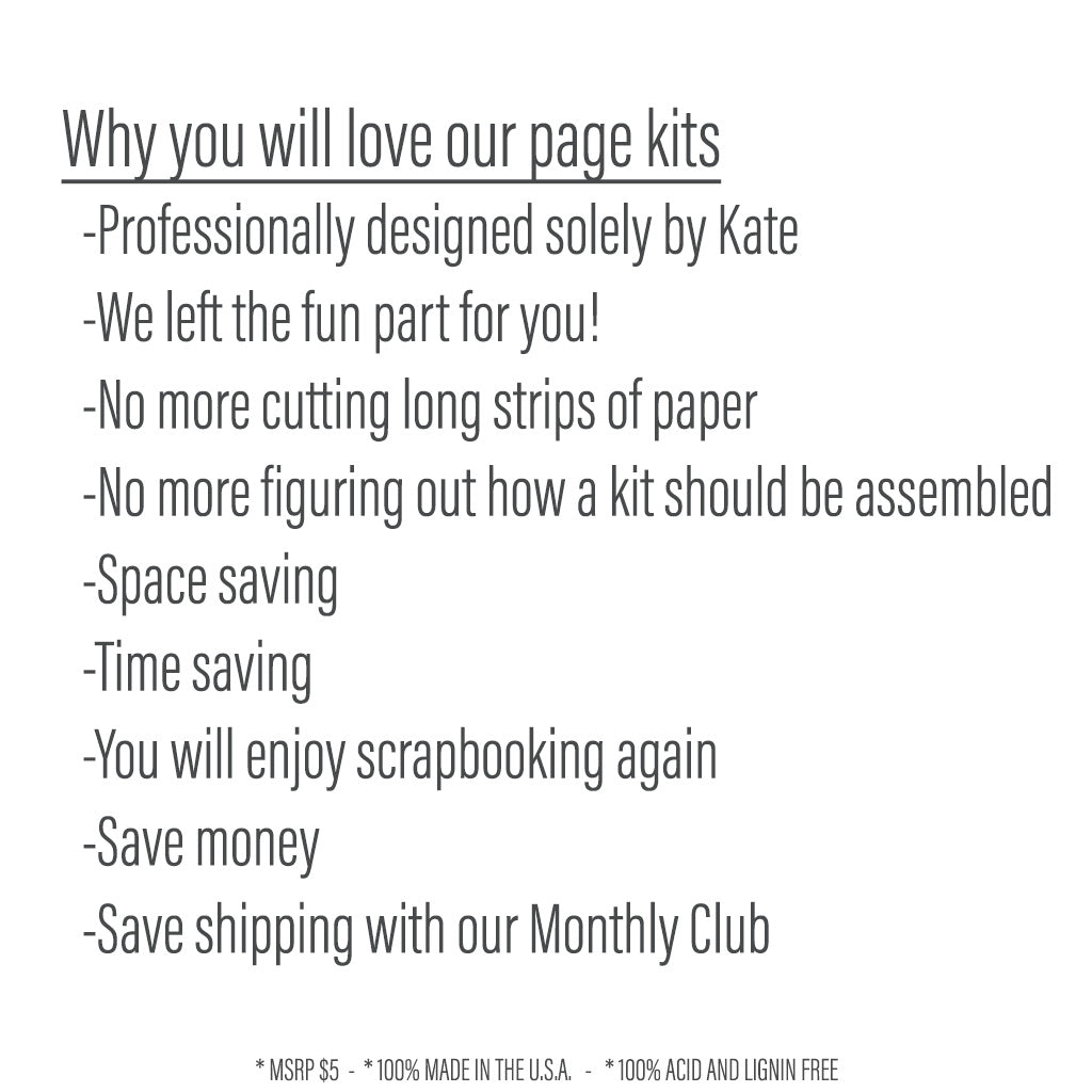 Hey Sugar Scrapbook Paper & Sticker Kit – MISS KATE