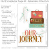 Adventure scrapbook kit featuring travel-inspired accents, bold typography, and rich colors. Includes decorative elements, layering designs, and high-quality pre-cut cardstock. Perfect for documenting vacations, road trips, and world adventures.
