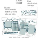 Baby Shower - Blue - Page Kit