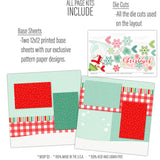 Christmas Snow-Pink - Page Kit