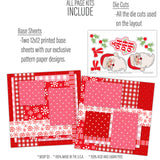 Ho Ho Ho-Pink - Page Kit