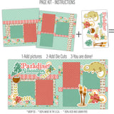 Paradise Vacation-Page Kit