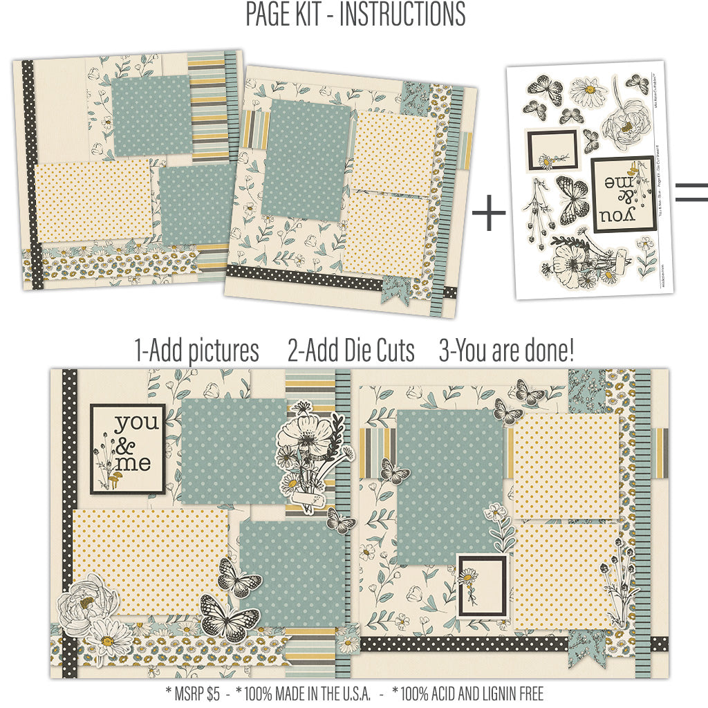 You & Me - Page Kit -by Miss Kate Cuttables – MISS KATE