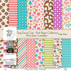 Dog Gone Cute - Pink Paper Pack