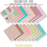 Dog Gone Cute - Pink Paper Pack