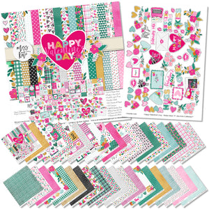 Monthly Subscription Box  - Add On - 12x12 Paper Sticker Kit - 40% OFF Retail!