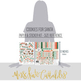 Cookies for Santa- Paper & Sticker Kit