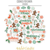 Cookies for Santa - Sticker Sheet