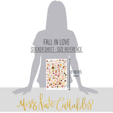 Fall in Love - Sticker Sheet