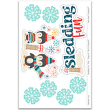 Sledding Fun  - Page Kit