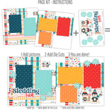 Sledding Fun  - Page Kit