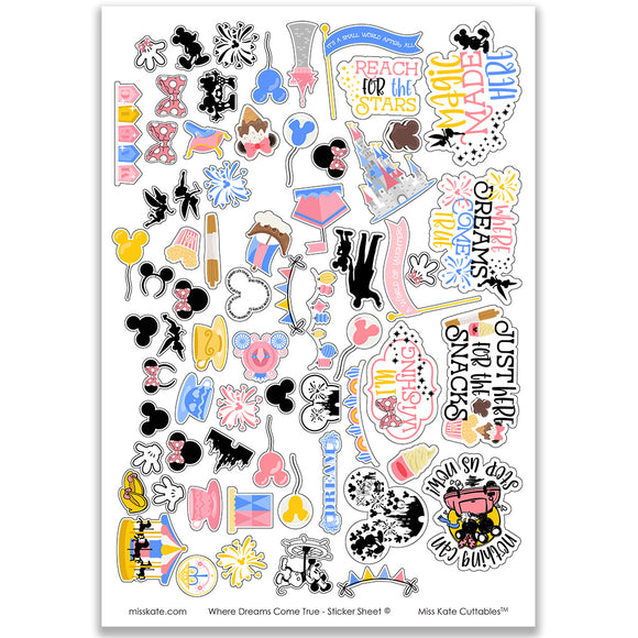 Where Dreams Come True - Stickers