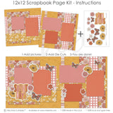 Miss Kate's Sunny Days scrapbook kit with cheerful floral patterns, pre-cut designs, and step-by-step instructions for effortless scrapbooking fun. perfect layout handmade scrapbook DIY versatile scrapbook pages great for memory keeping
