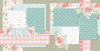 Romantic 12x12 scrapbook page kit with floral prints, pre-cut elements, and pastel colors for anniversaries, weddings, and family keepsakes. decorative elements decorative elements decorative elements decorative elements decorative elements
