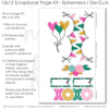 Miss Kate XOXO scrapbook page kit with pre-designed pages, vibrant cardstock, romantic motifs, and easy-to-assemble elements. Includes layering designs, embellishments, and decorative accents, perfect for DIY memory books and photo layouts.

