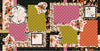 A 12x12 scrapbook page kit with black plaid, floral designs, and coordinating embellishments. Includes die-cut ephemera with love-themed accents for DIY crafting. Ideal for memory-keeping projects. DIY scrapbooking patterned paper layering designs creative journaling embellishments die cut elements 12x12 scrapbook craft paper accents floral backgrounds memory keeping supplies photo album decorations decorative scrapbook themed embellishments vintage scrapbooking
