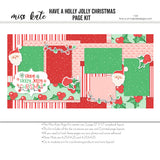 Have a Holly Jolly Christmas - Page Kit