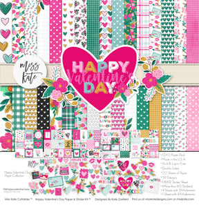 Happy Valentine's Day - Paper & Sticker Kit