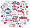 Stars & Stripes- Paper & Sticker Kit