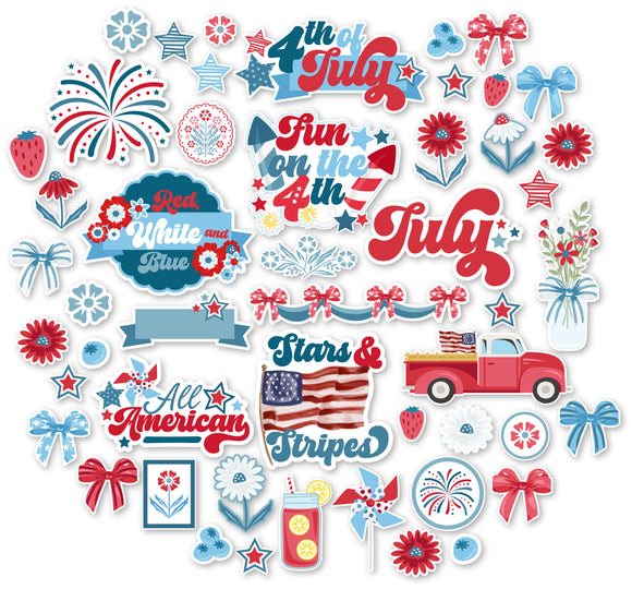 Bargain Bin - Stars & Stripes - Die Cuts