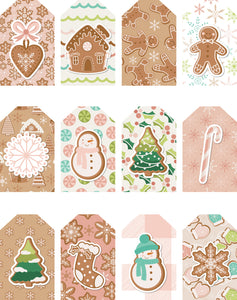 FREE Gingerbread Lane Printable Gift Tags-Download Only