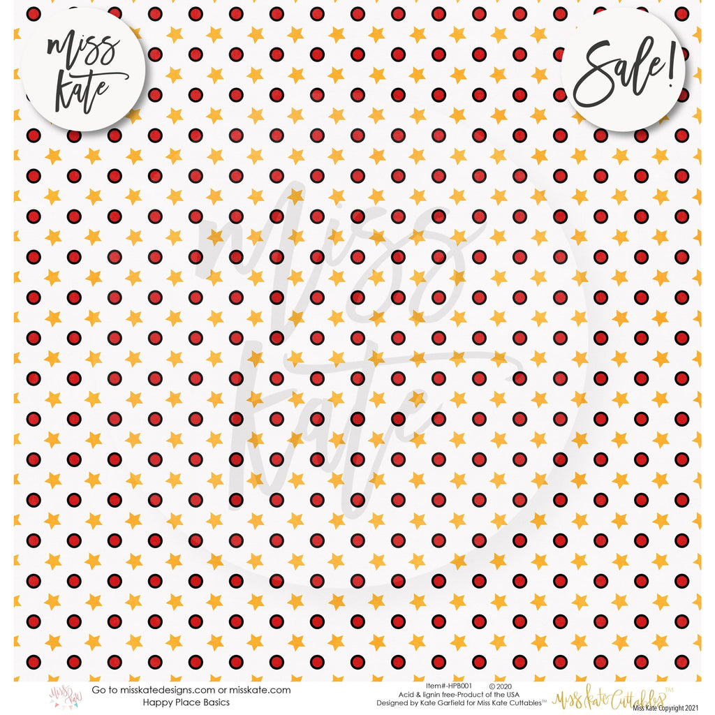 Happy Place Basics - for Disney - Scrapbook Paper Pack – MISS KATE