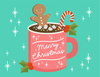 FREE Hot Cocoa Printable Greeting Card-Download Only