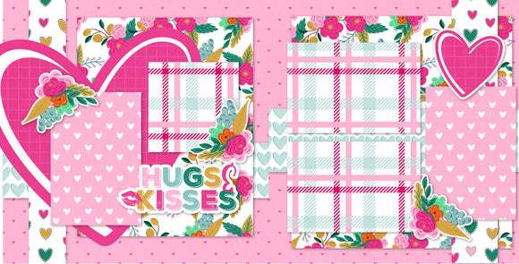 Hugs & Kisses - Page Kit