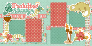 Paradise Vacation-Page Kit