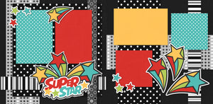 Super Star-Red - Page Kit