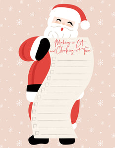 FREE Making a List Santa Printable-Download Only