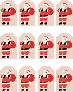 FREE Santa Printable Gift Tags-Download Only