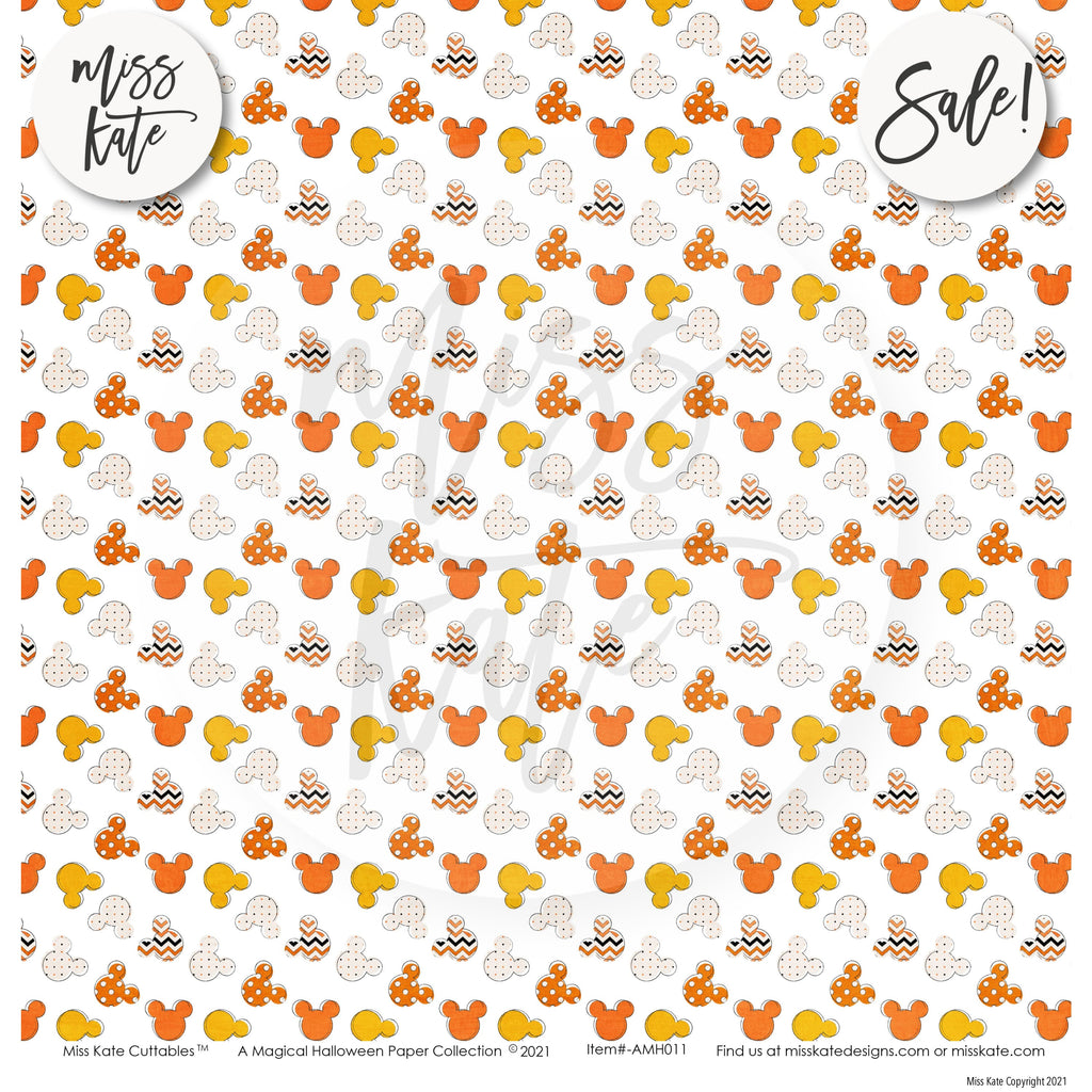 A Magical Disney Halloween Scrapbook Paper Pack Single Sided – MISS KATE