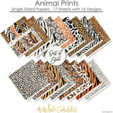 Bargain Bin - Animal Prints Paper Pack 12X12 (Ss)