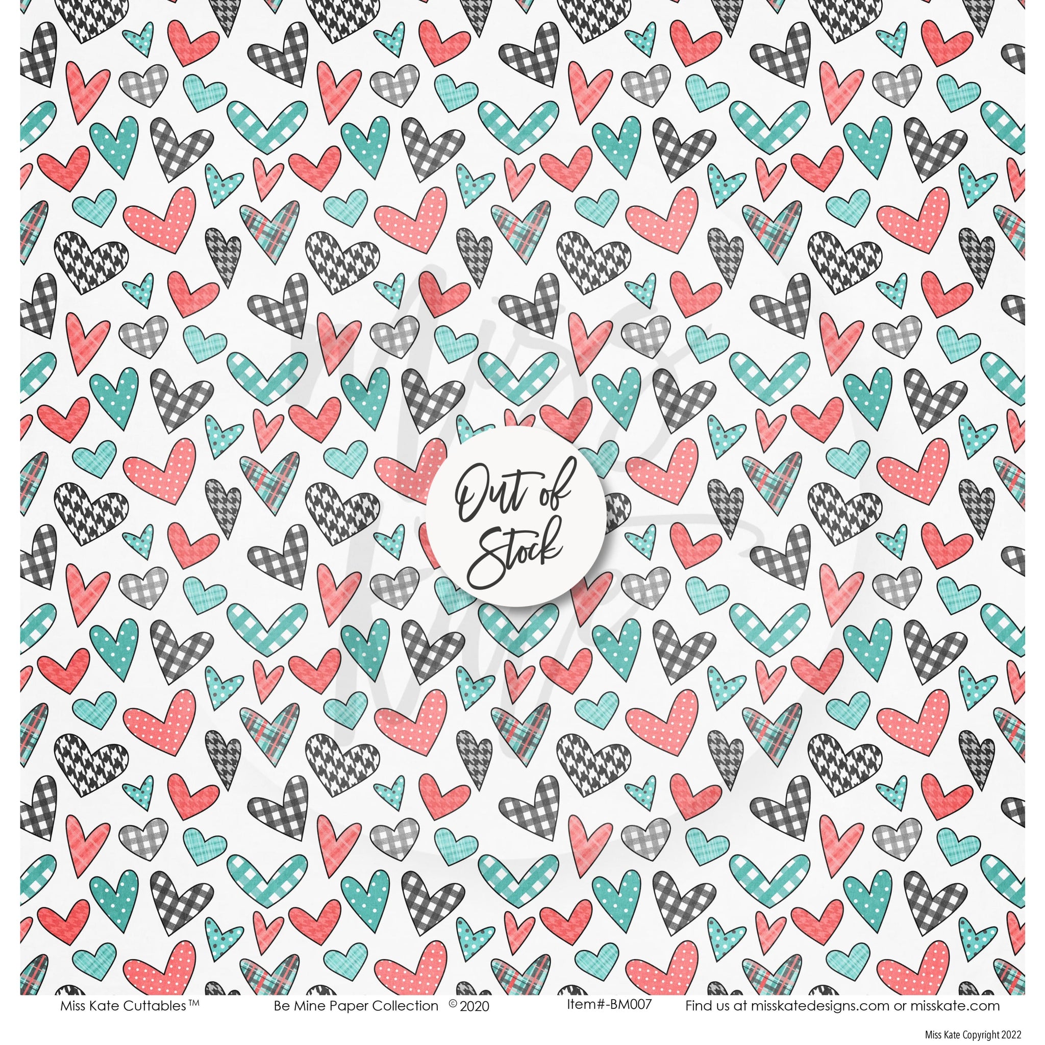 Be Mine - for Valentine's Day - Sticker Sheet Stickers – MISS KATE